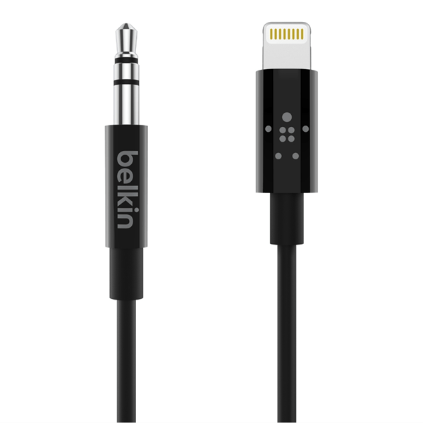 AV10172BT06-BLK cable de audio belkin av10172bt06-blk de 3.5mm con conector lightning 1.8m color negro