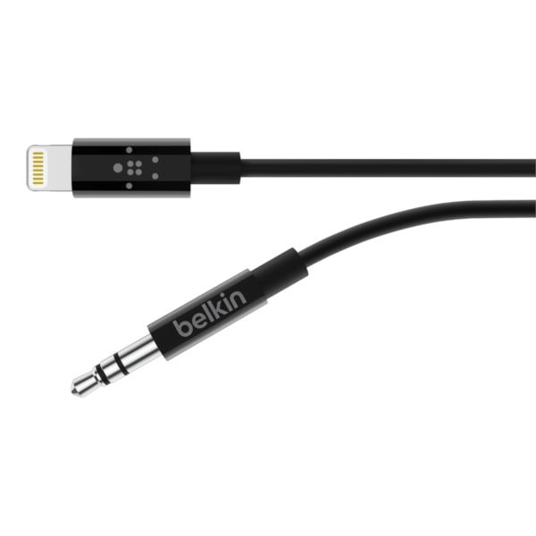 AV10172BT06-BLK cable de audio belkin av10172bt06 blk de 3.5mm con conector lightning 1.8m color negro