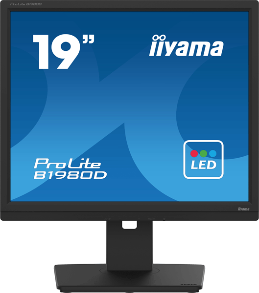 B1980D-B5 monitor iiyama 19p b1980d-b5. 1280 x 1024. 60hz. 5 ms. vga. dvi. reg alt. giro. incl. pivot