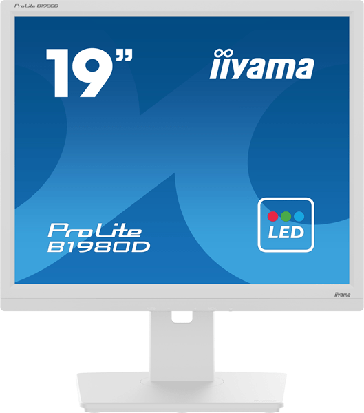 B1980D-W5 iiyama prolite b1980d w5 pantalla para pc 48 3 cm 19 1280 x 1024 pixeles sxga lcd blanco