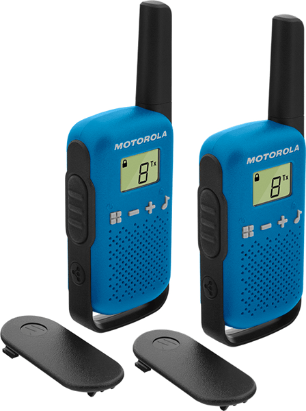 B4P00811LDKMAW motorola t42 walkie talkie 4km 16ch azul