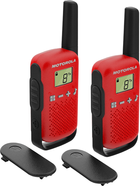 B4P00811RDKMAW motorola t42 walkie talkie 4km 16ch rojo