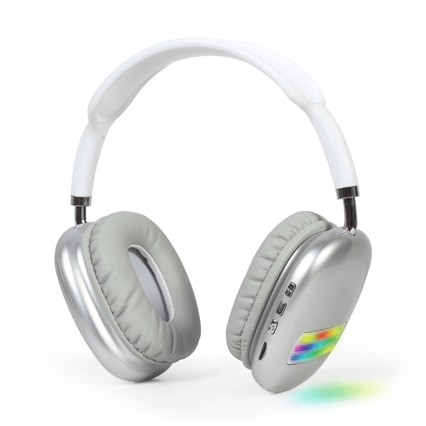 BHP-LED-02-W auriculares gembird estero bluetooth con efecto de luz led blanco