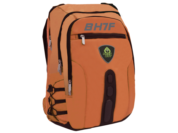 BK7FO mochila gaming keep out bk7 full orange para portatiles 15.6p con multiples bolsillos