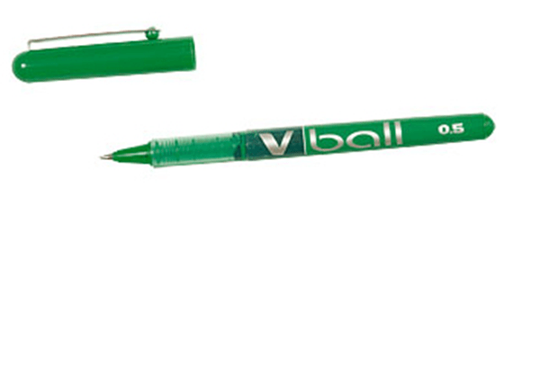 BL-VB5-G roller tinta liquida v-ball 0.5mm verde pilot bl-vb5v