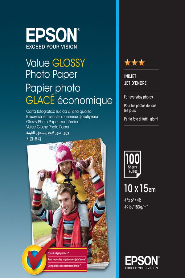 C13S400039 value glossy photo paper 10x15 100h