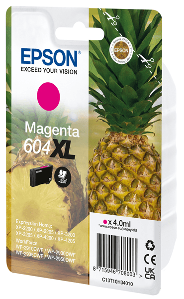 C13T10H34020 ink-604xl pineapple 4.0ml mg sec