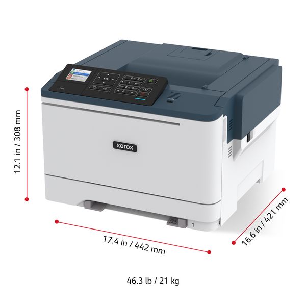 C310V_DNI impresora xerox xerox c310 a4 33 ppm impresora inalambrica a doble cara ps3 pcl5e 6 2 bandejas total 251 hojas laser wifi da plex color
