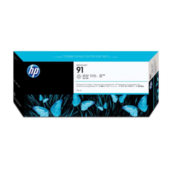 C9466A hp 91 light grey ink cart. with vivera ink 775 m l