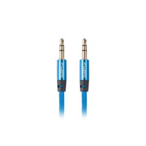 CA-MJMJ-10CU-0020-BL cable minijack lanberg 3.5mm m-m 3 pin 2m premium azul