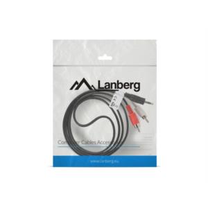 CA-MJRC-10CC-0015-BK cable estereo lanberg jack 3.5mm-2x rca macho 1.5m