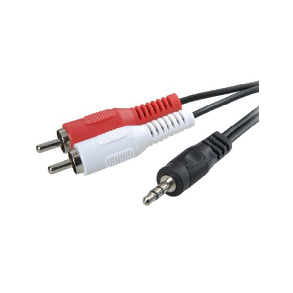 CA101 cable audio 3go jack 3.5 m a 2xrca macho 2m