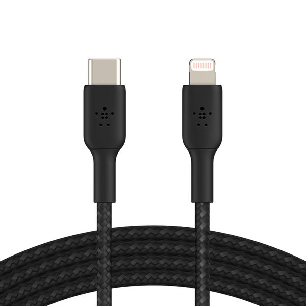 CAA004BT1MBK cable belkin caa004bt1mbk usb c a lightning trenzado boost charge 1m color negro