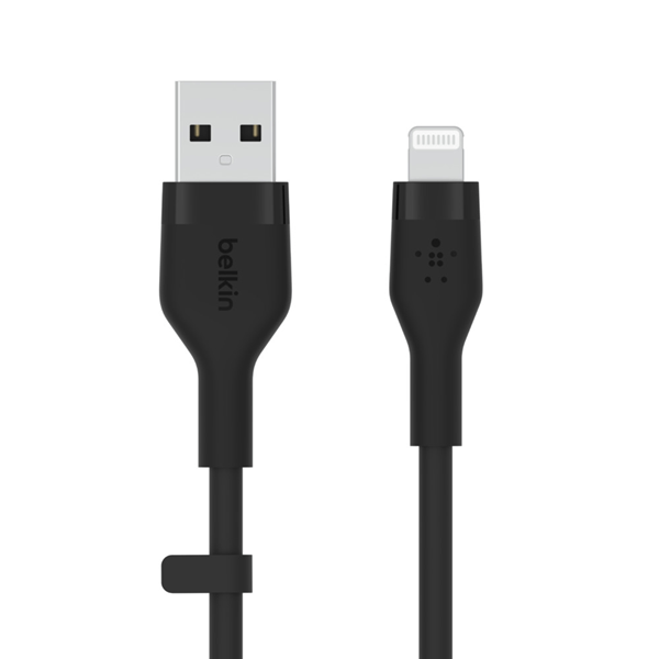 CAA008BT1MBK cable belkin caa008bt1mbk usb-a a lightning silicona clip 1m negro
