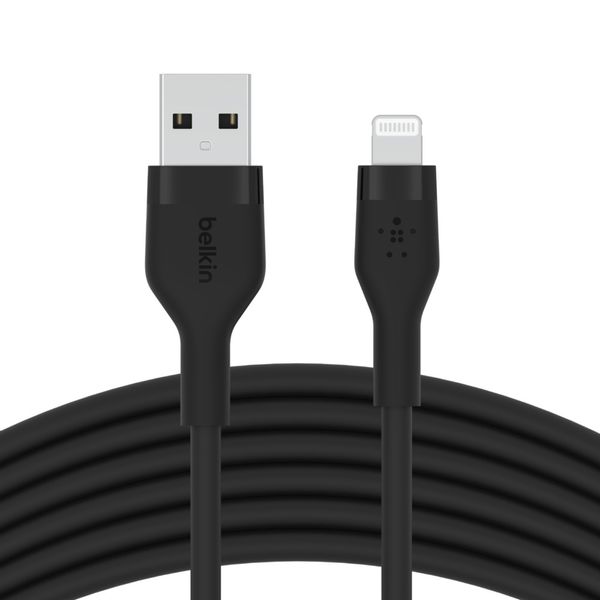 CAA008BT1MBK cable belkin caa008bt1mbk usb a a lightning silicona clip 1m negro