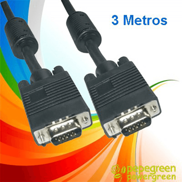 CAB-90030-ST powergreen cable vga 3 m 3 4c tc.od 7.5 con ferrita