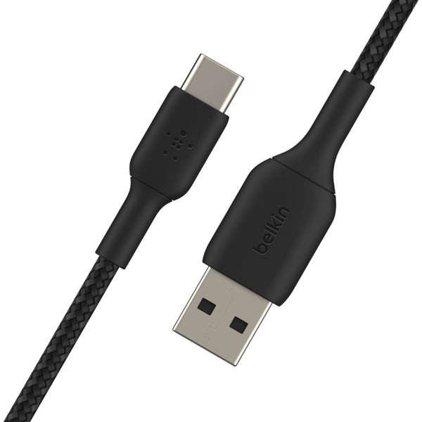 CAB002BT1MBK usb a to usb c cable braided 1m black
