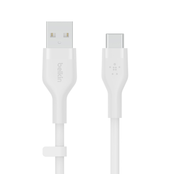 CAB008BT1MWH cable belkin cab008bt1mwh usb-c a usb-a boost charge 1m color blanco silicona con clip