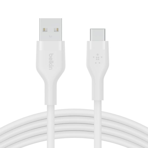 CAB008BT1MWH cable belkin cab008bt1mwh usb c a usb a boost charge 1m color blanco silicona con clip