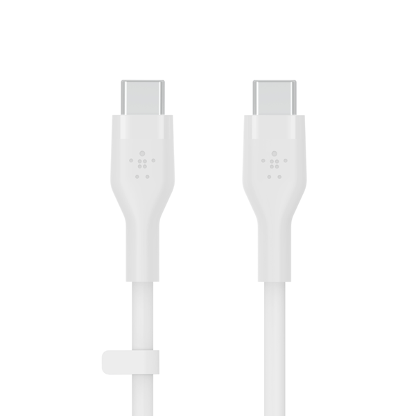 CAB009BT1MBW2PK cable belkin cab009bt1mbw2pk usb-c a usb-c boost charge 1m silicona con clip pack 2 blanco-negro