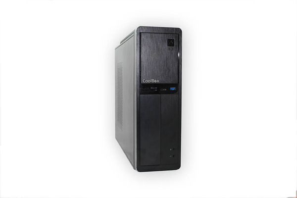 CAJCOOT300 caja microatx coolbox t300 negra slim fte 500w