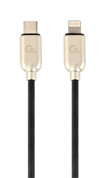 CC-USB2PD18-CM8PM-1M cable usb gembird tipo c 2.0 a lightning macho macho 1m tela trenzada