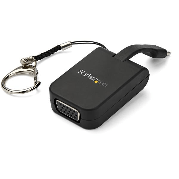 CDP2VGAFC portable usb c to vga adapter quick connect keychain 108 0p