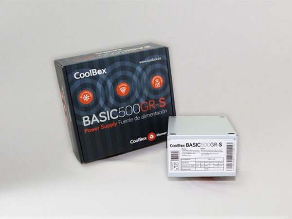 COO-FA500SGR fuente alimentacion 500w coolbox basic500gr s 8 cm non modular