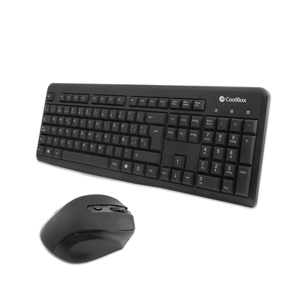 COO-KTR-02W combo teclado-raton coolbox ktr-02w inalambrico negro