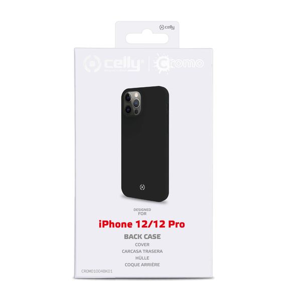 CROMO1004BK01 celly cover cromo iphone 12 12 pronegra