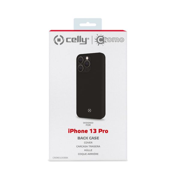 CROMO1008BK celly cover iphone 13 pro cromo negra