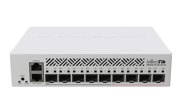 CRS310-1G-5S-4S+IN mikrotik crs310-1g-5s-4sin switch 5xsfp 4xsfp
