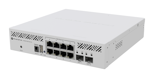 CRS310-8G+2S+IN mikrotik crs310-8g-2s-in switch 8x2.5gbe 2xsfp-