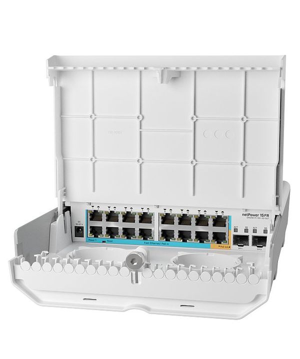 CRS318-1FI-15FR-2S-O mikrotik netpower switch crs318 1fi 15fr 2s out