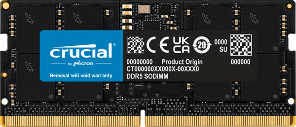CT16G56C46S5 memoria ram portatil ddr5 16gb 5600mhz 1x16 cl46 crucial ct16g56c46s5
