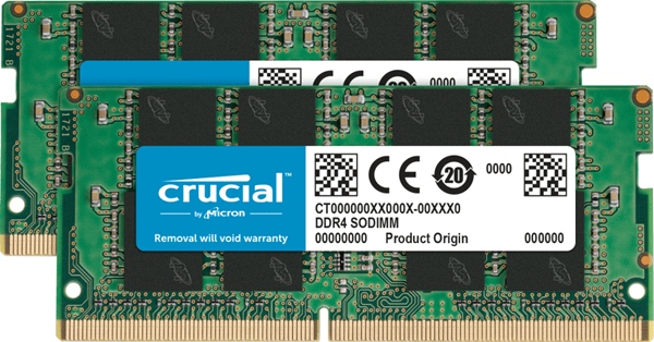 CT2K16G4SFRA32A memoria ram portatil ddr4 32gb 3200mhz 2x16 cl22 crucial ct2k16g4sfra32a