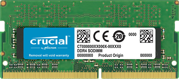 CT4G4SFS8266 memoria portatil 4 gb ddr4 2666 crucial cl19