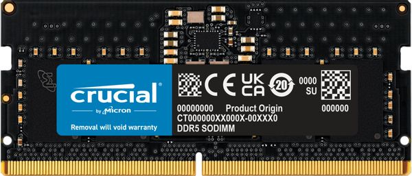CT8G48C40S5 memoria ram portatil ddr5 8gb 4800mhz 1x8 cl40 crucial ct8g48c40s5