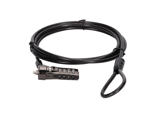 CUSTODIO01BS cable de seguridad conceptronic custodio01bs por combinacion 4 digitos 1.8m