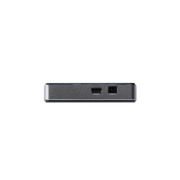 DA-70220 usb 2.0 4 port hub 4x usb a f 1x usb bmini f incl. usb a m to mini5p cable black