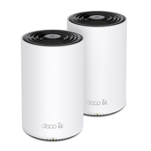 DECO XE75(2-PACK) axe5400 whole home mesh wi-fi 6e system tri-ban d