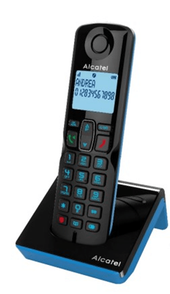 DEC S280  BLACK/BLUE telefono sobremesa alcatel dec s280 black-blue