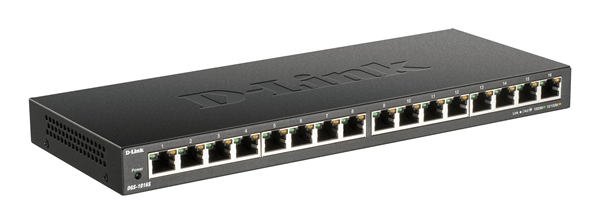 DGS-1016S 16-port 10-100-1000mbps unmanag gigabit ethernet switch in