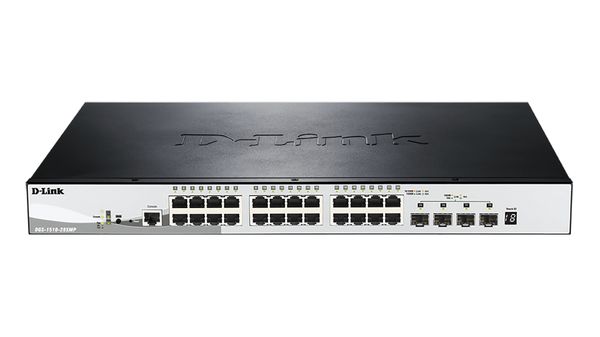 DGS-1510-20_E 20 port smart switch gigabit stackable 2x sf p 
