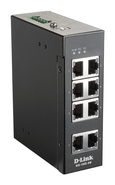 DIS-100E-8W 8 port unmanaged switch w 8 x 10 100 basetx por ts