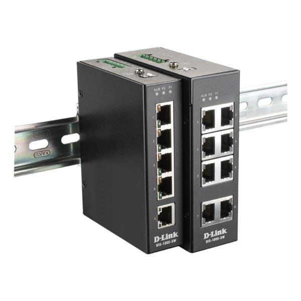 DIS-100E-8W 8 port unmanaged switch w 8 x 10 100 basetx por ts