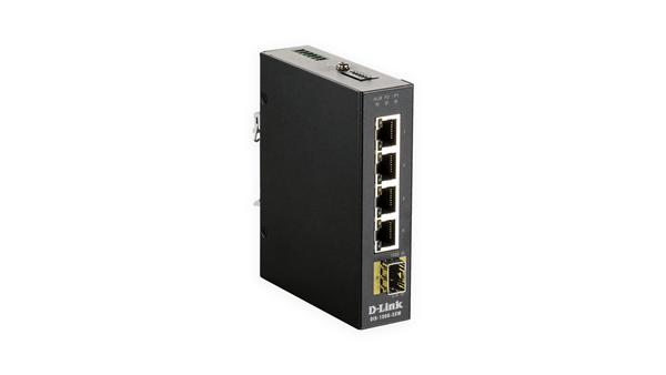 DIS-100G-5SW 5 port unmanaged switch with 4x10-100-1000basetx por ts