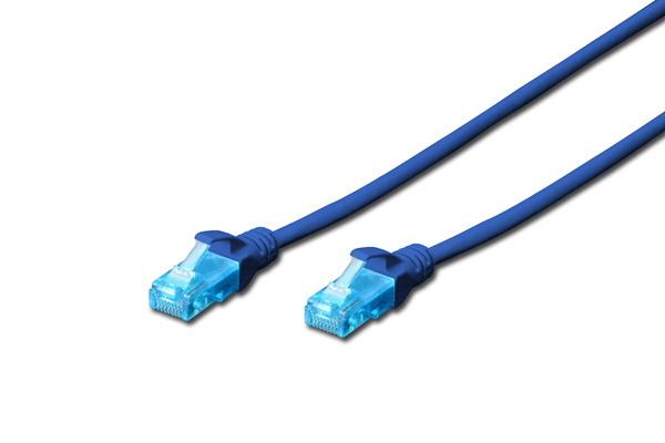DK-1512-010/B cable de conexi n cat 5e u-utp pvc awg 26-7 longitud 1 m color azul