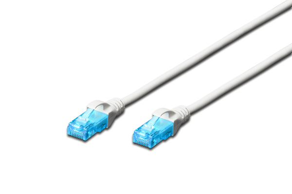 DK-1512-050/WH cat 5e u-utp patch cable pvc awg 26-7 length 5 m color white