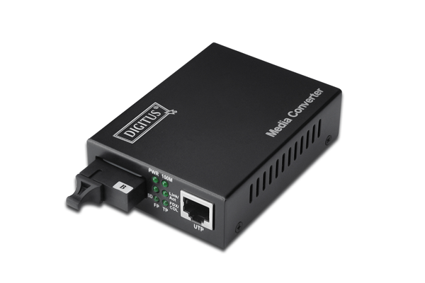 DN-82023 digitus media converter singlemode bidi wdm 10 100base tx to 100base fx tx1550nm rx1310nm sc connector up to 20km